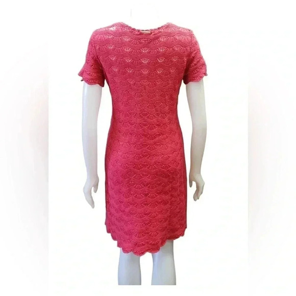 Michael Kors Crochet Fuchsia Dress Size Medium - Picture 10 of 10